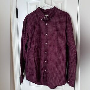 AE POPLIN BUTTON UP SHIRT - XL